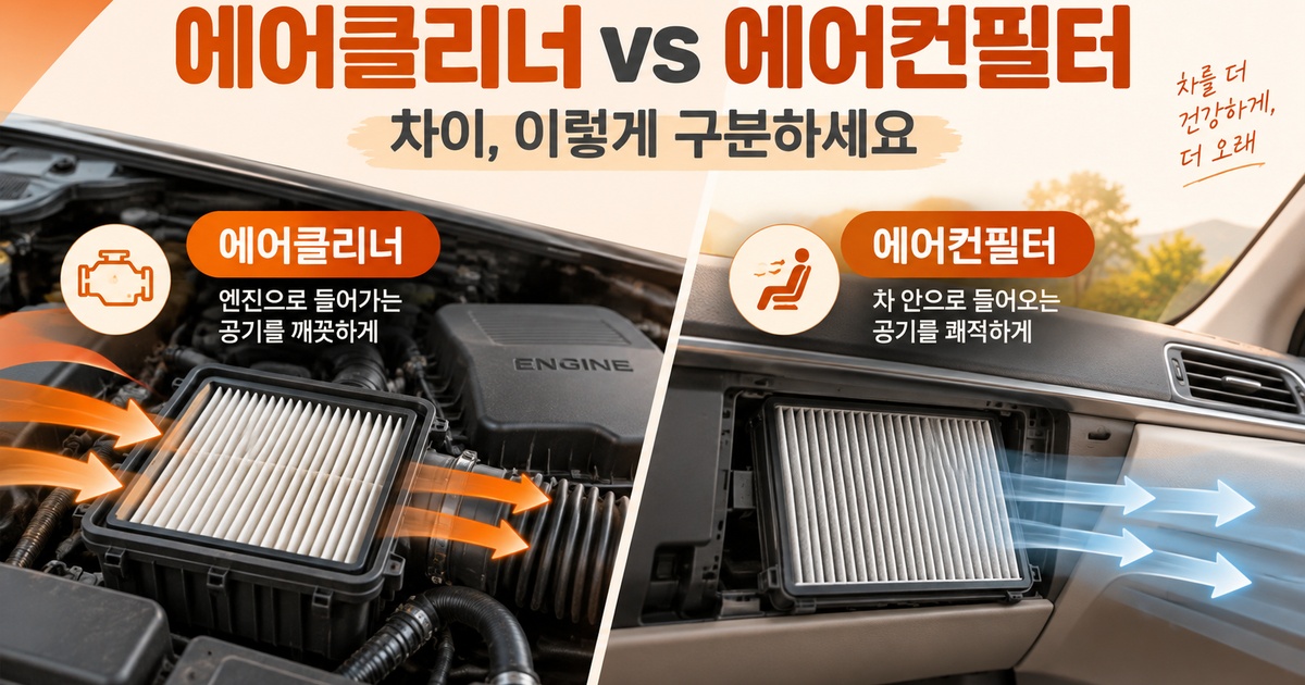 에어클리너와 에어컨필터 차이