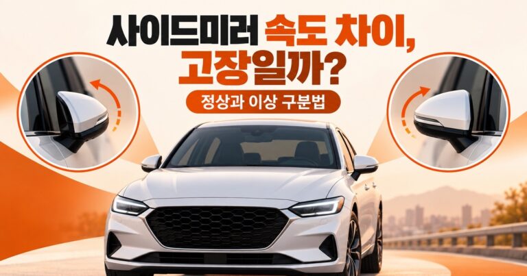사이드미러 접힘 속도